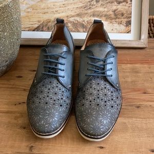 ** Pikolinos Blue Leather Shoe **